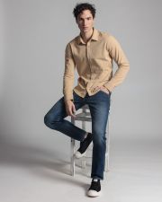 BEIGE MEN'S SHIRT
