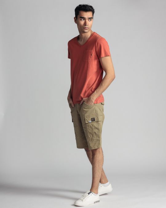 BROWN MEN'S SHORTS 1D24SS1003MP6106