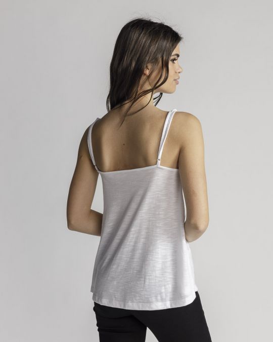 WHITE WOMEN'S TOP 2D24SS4500SL3801