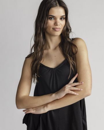 BLACK WOMEN'S TOP 2D24SS4500SL3801