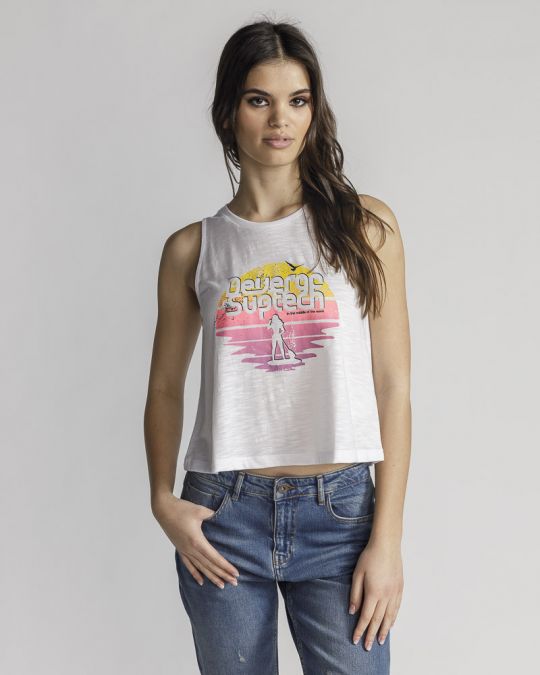 WHITE WOMEN'S TOP 2D24SS4501SL0105