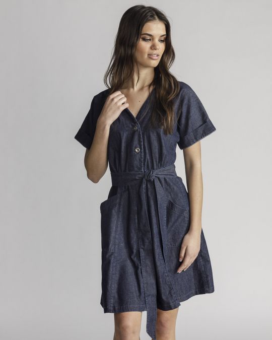 INDIGO WOMEN'S DENIM DRESS 2J24SS9552DR1982SD