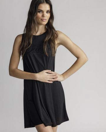 BLACK WOMEN'S DRESS 2D24SS9502DR3801