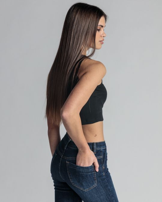 BLACK WOMEN'S TOP 2D24SS4511SL3305