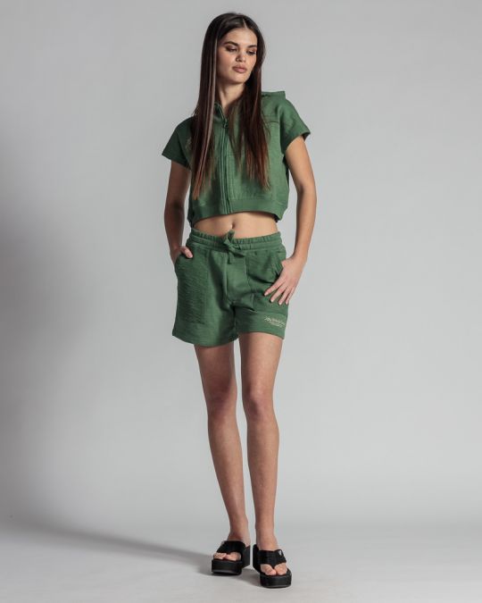 GREEN WOMEN'S SHORTS 2D24SS1550SP0705