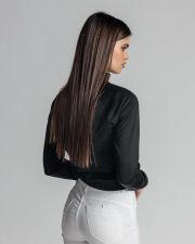 BLACK WOMEN'S ZIP-UP PULLOVER