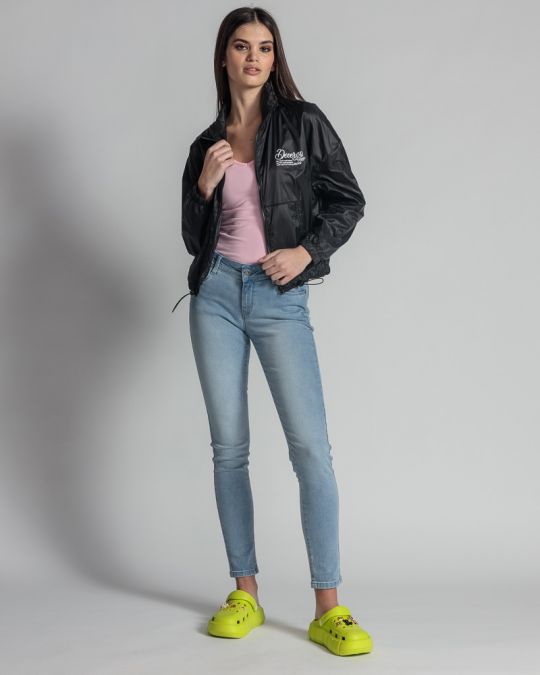 BLACK WOMEN'S TRANSITIONAL COAT 2D24SS3501KA1600