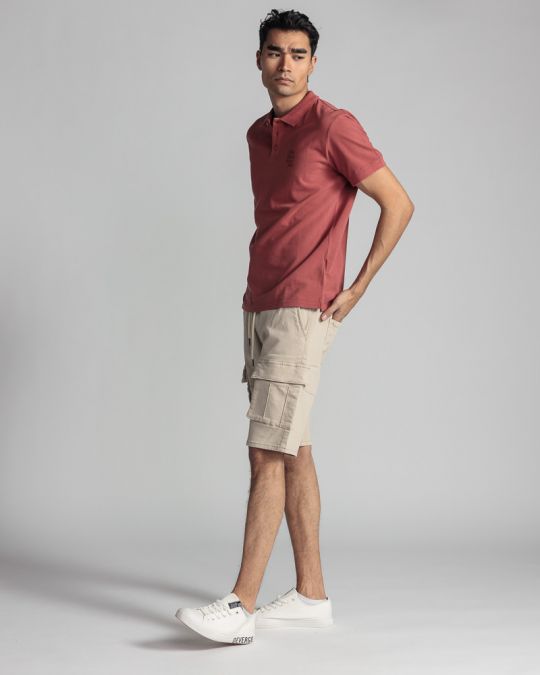 KHAKI MEN'S JOGJEAN SHORTS 1D24SS1134MP7106