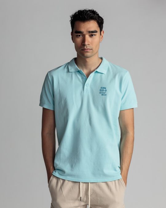 BLUE MEN'S T-SHIRT 1D24SS4062SS2424