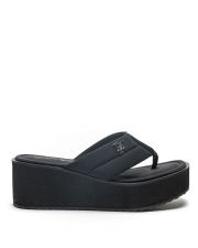 BLACK WOMEN'S SLIDES - NICKY