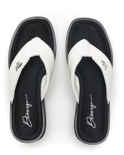 WHITE WOMEN'S SLIDES - NICKY