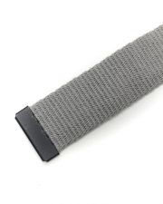 GREY MEN'S LEATHER BELT