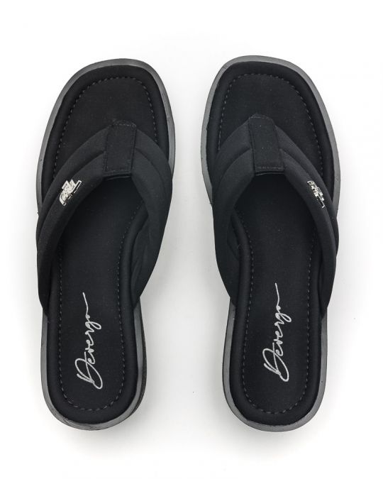 BLACK WOMEN'S SLIDES - NICKY DE24SS2584EV