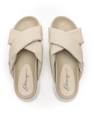 BEIGE WOMEN'S SLIDES - TRIXIE