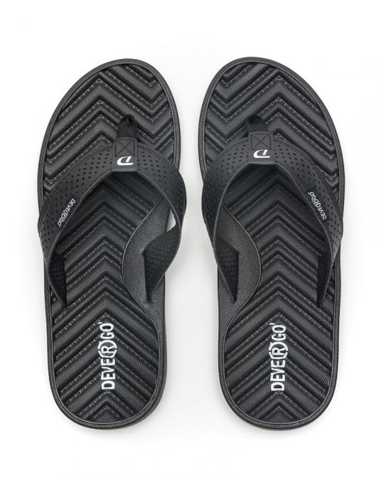 BLACK MEN'S SLIDES - SIMON DE24SS2016EV