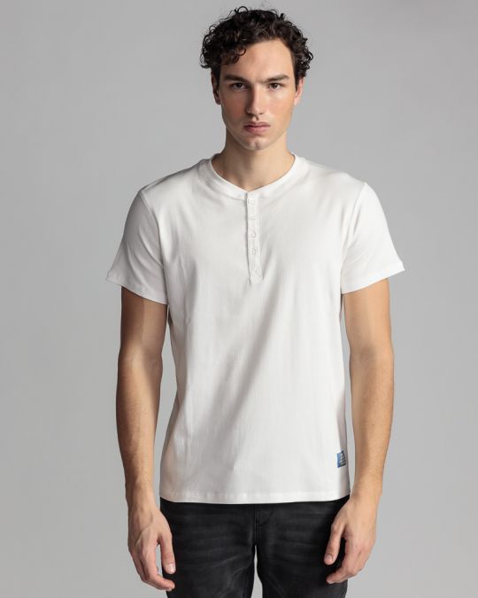 WHITE MEN'S T-SHIRT 1D24SS4060SS3305