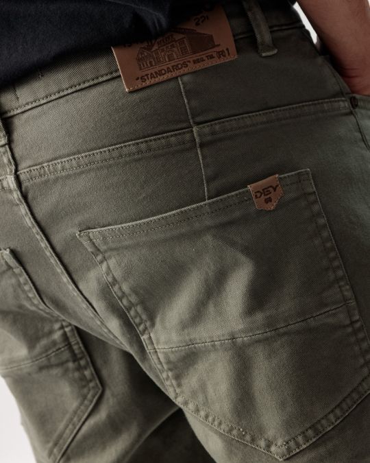 KHAKI MEN'S PANTS 1D24SS1001LP1306