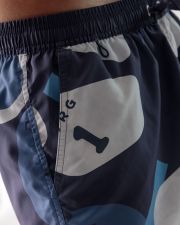 BLUE MEN'S BEACH SHORTS