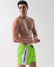 BEIGE MEN'S BEACH SHORTS