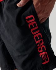 BLACK MEN'S BEACH SHORTS