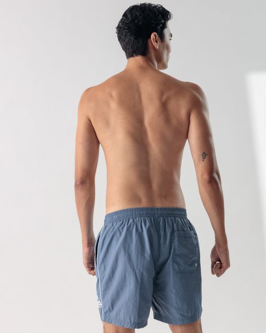 BLUE MEN'S BEACH SHORTS 1D24SS1056SP6000