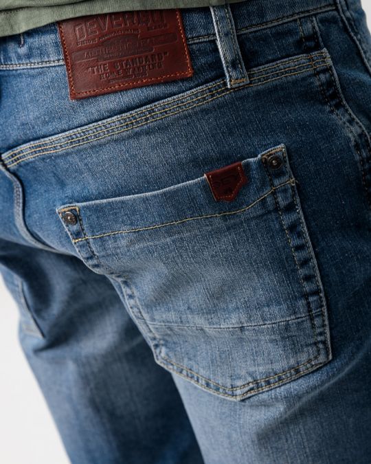 INDIGO MEN'S JEANS SHORTS - FRANK SHORTS 24113 1J24SS0053MP3464GP