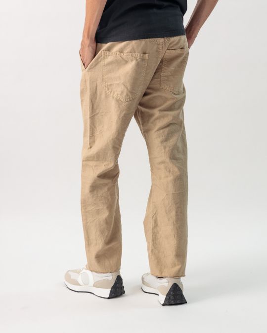 BEIGE MEN'S PANTS 1D24SS1007LP1306