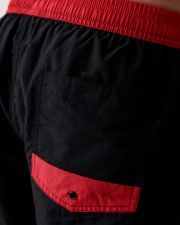 BLACK MEN'S BEACH SHORTS