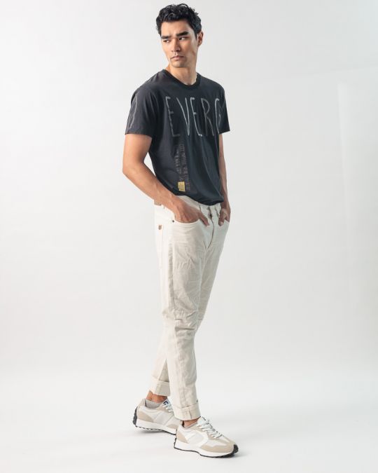 WHITE MEN'S PANTS 1D24SS1001LP1306