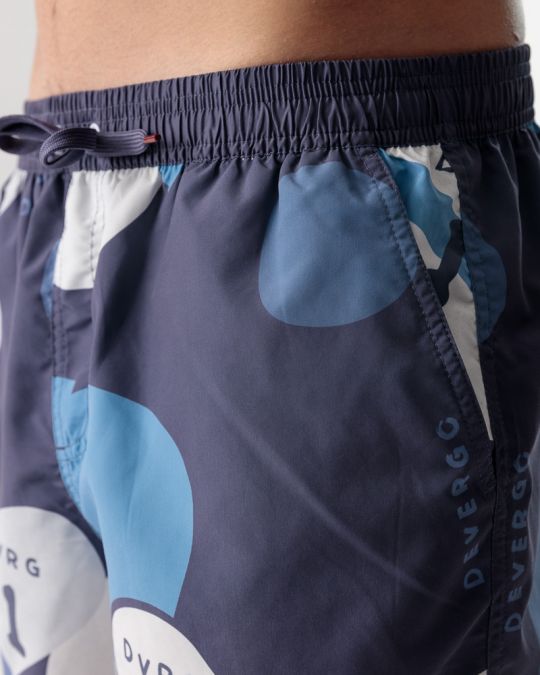 BLUE MEN'S BEACH SHORTS 1D24SS1050SP6000