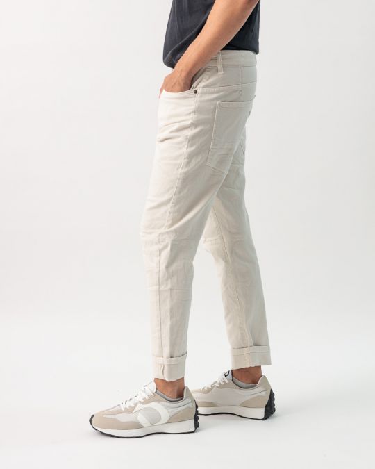 WHITE MEN'S PANTS 1D24SS1001LP1306