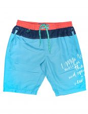 BLUE MEN'S BEACH SHORTS