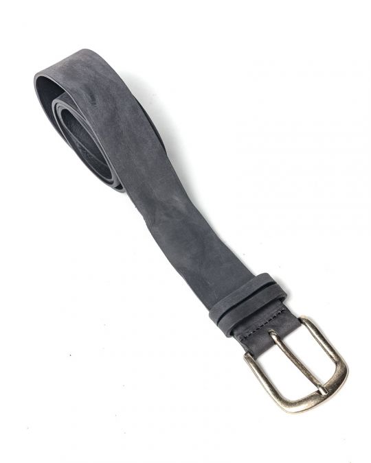 GREY MEN'S LEATHER BELT 1D24FW8092BL2100