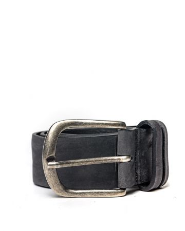 GREY MEN'S LEATHER BELT 1D24FW8092BL2100