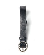 BLACK WOMEN'S LEATHER BELT