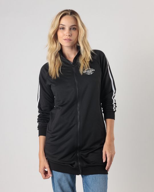 BLACK WOMEN'S ZIP-UP CARDIGAN 2D24FW4580KA0701