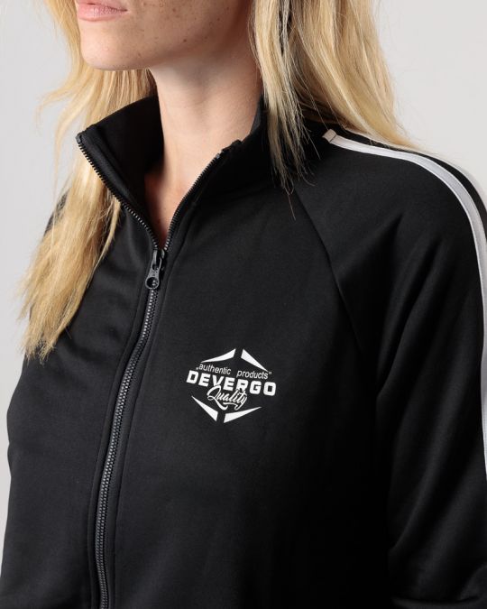 BLACK WOMEN'S ZIP-UP CARDIGAN 2D24FW4580KA0701