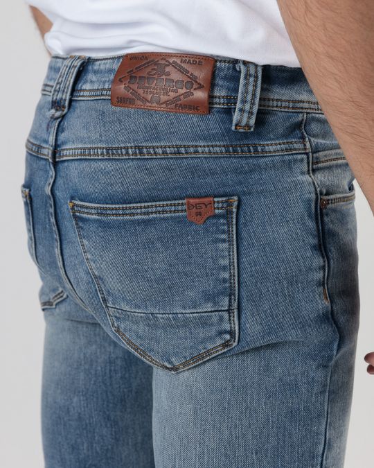 BLUE MEN'S JOGJEANS PANTS 1D24FW1145LP7125