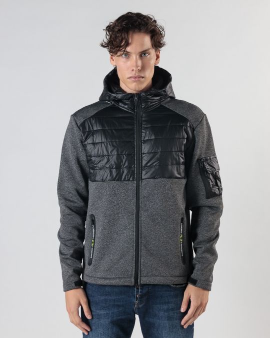 GREY MEN'S TRANSITIONAL JACKET 1D24FW7016KA1201