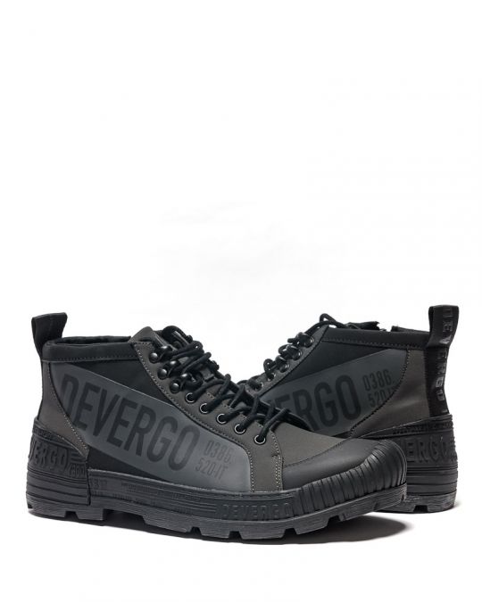 BLACK MEN'S BOOTS - BILL DE24FW8010PU