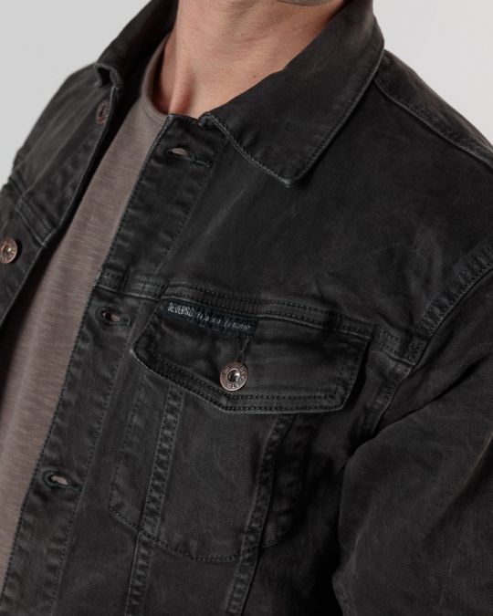 GREY MEN'S DENIM JACKET 1D24FW7017KA6106