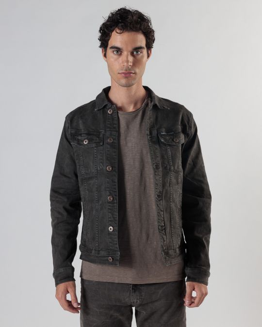GREY MEN'S DENIM JACKET 1D24FW7017KA6106
