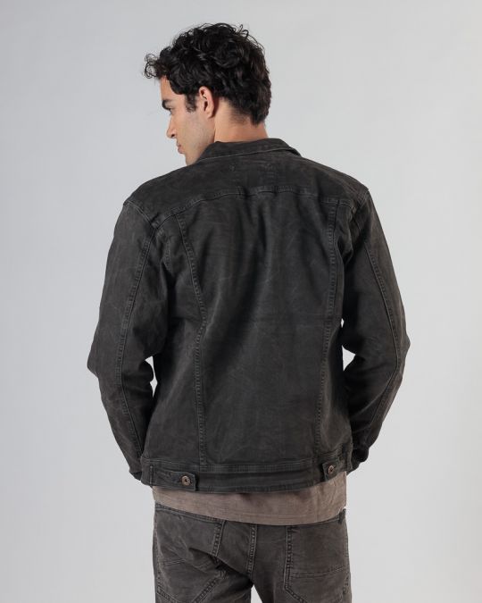GREY MEN'S DENIM JACKET 1D24FW7017KA6106