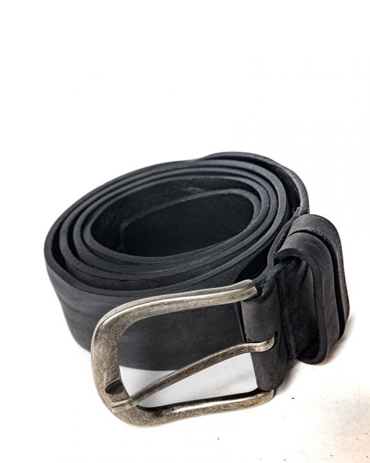 GREY MEN'S LEATHER BELT 1D24FW8092BL2100