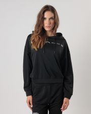 BLACK WOMEN'S HOODIE