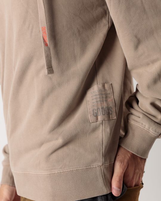 GREY MEN'S HOODIE 1D24FW4079LS0706