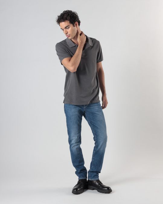 GREY MEN'S POLO SHIRT 1D24FW4045SS2406