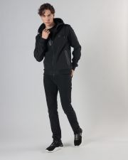 BLACK MEN'S TRANSITIONAL JACKET