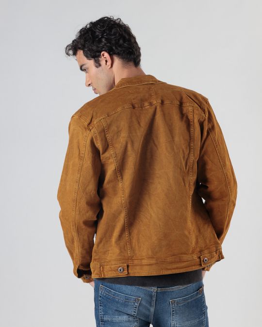 YELLOW MEN'S DENIM JACKET 1D24FW7017KA6106