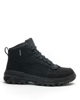 BLACK MEN'S BOOTS - DESH DE24FW5056PU